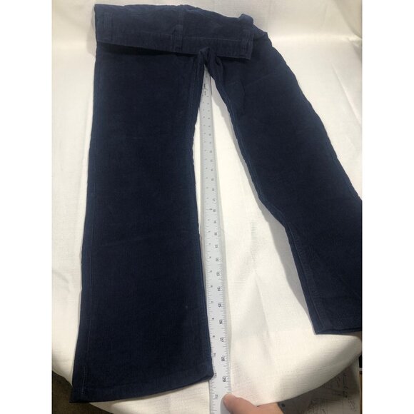 Eddie Bauer Men's Corduroy Pants 30x30 (Tag) - Measures 30x29 Navy Blue Casual - Picture 7 of 8
